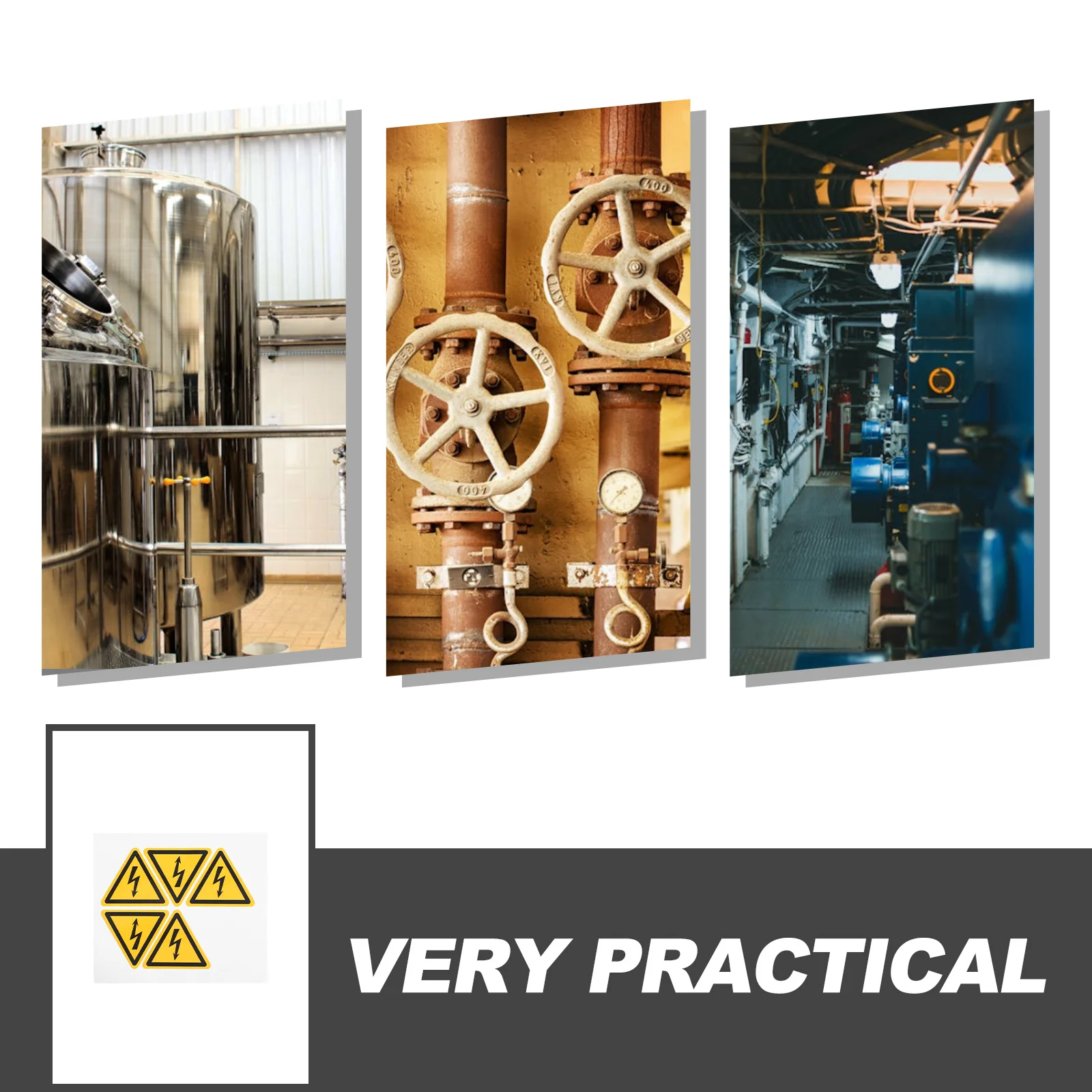 5 قطعة علامة خطر كهربائي التسمية مقاوم للماء بولي كلوريد الفينيل تحذير ملصق للوحة الكهربائية صدمة السلامة علامات تحذير الجهد العالي #5