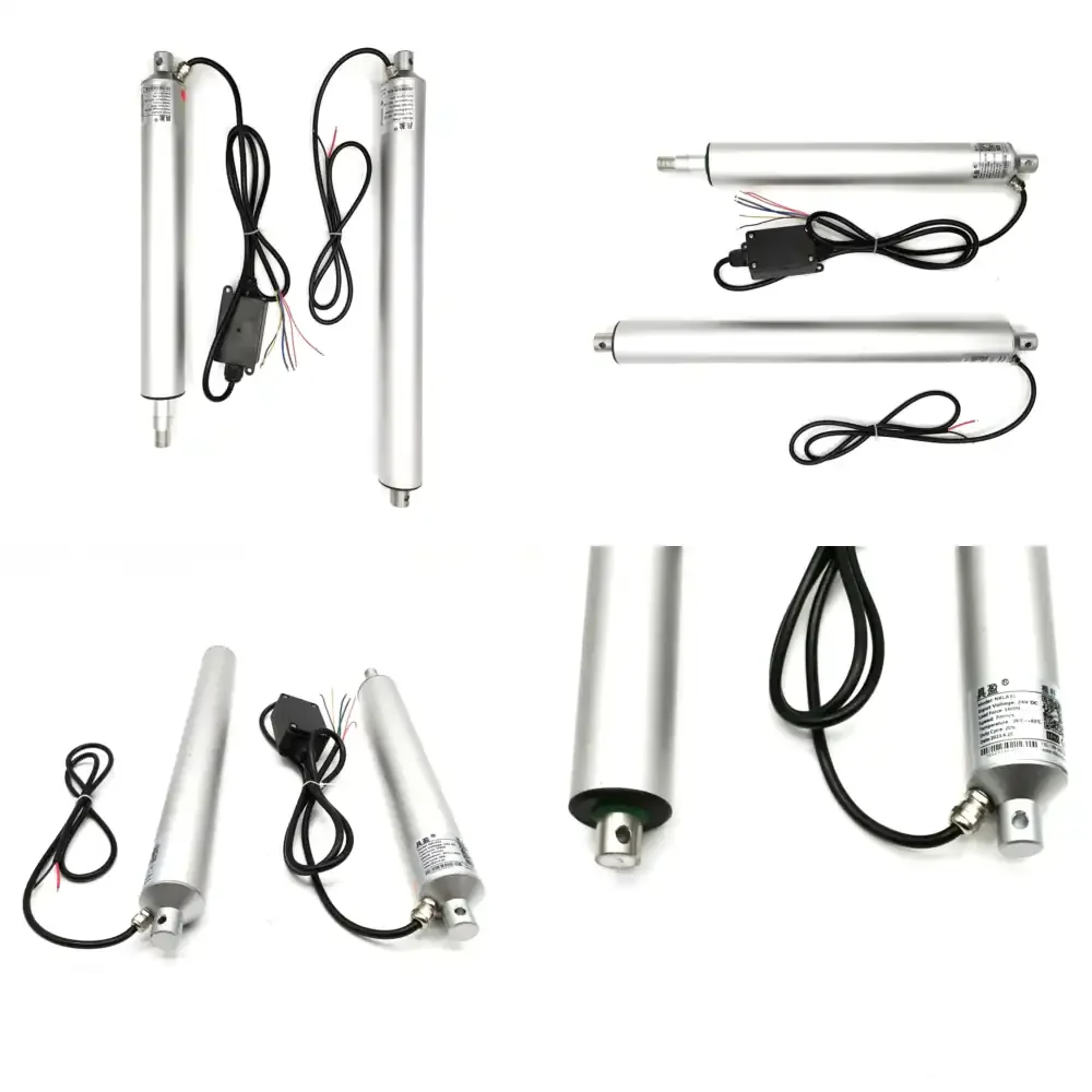 High Speed Mini Micro Pen Type Industrial Linear Actuator for 1500N IP54 Control Box 12V 24V Tubular Electric Actuator for