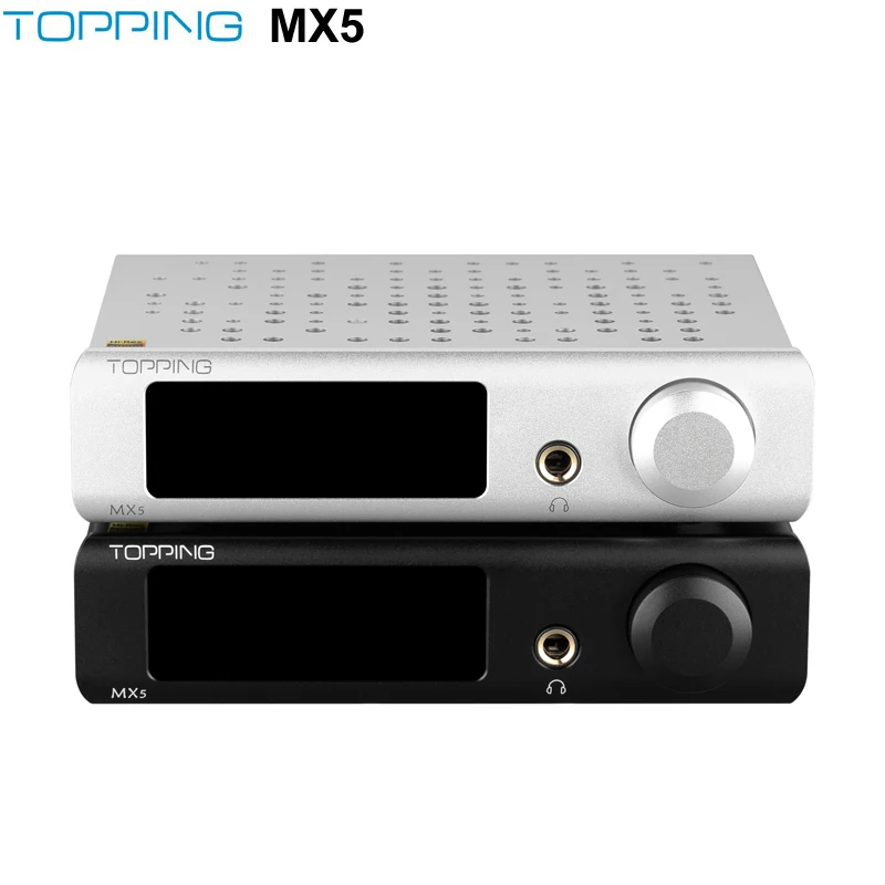 Topping MX5 Hi-Res Multi-function Power Amplifier 70W*2 384kHz DSD256 ES9018Q2C Built-in DAC 1600mW*2 HPA