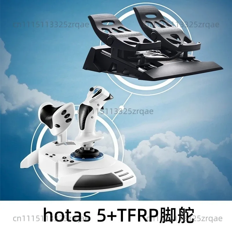 Suitable for Hotas 5 Flight Joystick Throttle Flight Simulator Control Lever Compatible with PS5/PS4/