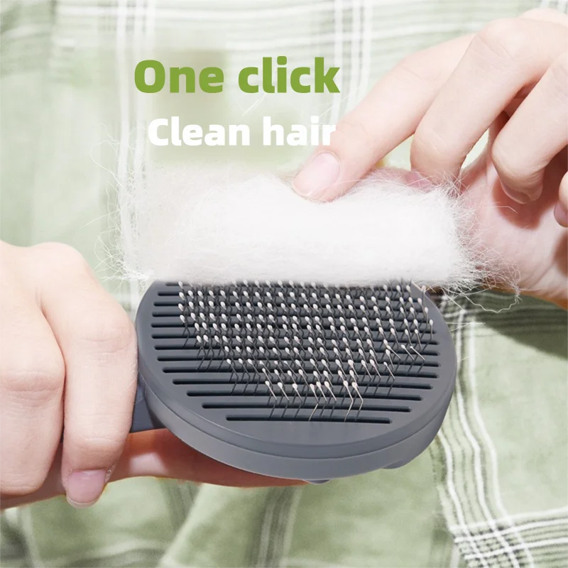 Самоочищающаяся щетка для выче – обзор и цена Slicker Brush Self Cleaning Pet Grooming