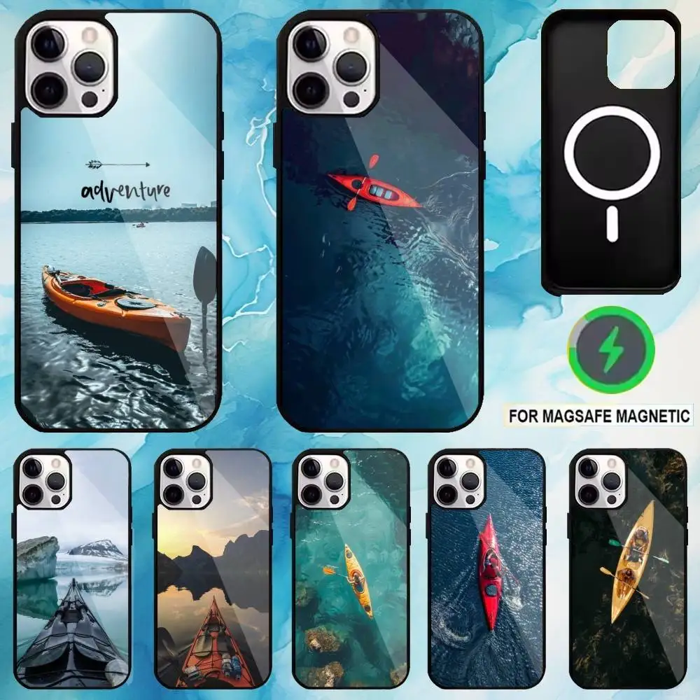 

K-Kayaking S-Sprot Phone Case For iPhone17,16,15,14,13,12,11 Plus,Pro Max Magnetic For Magsafe Wireless Charging