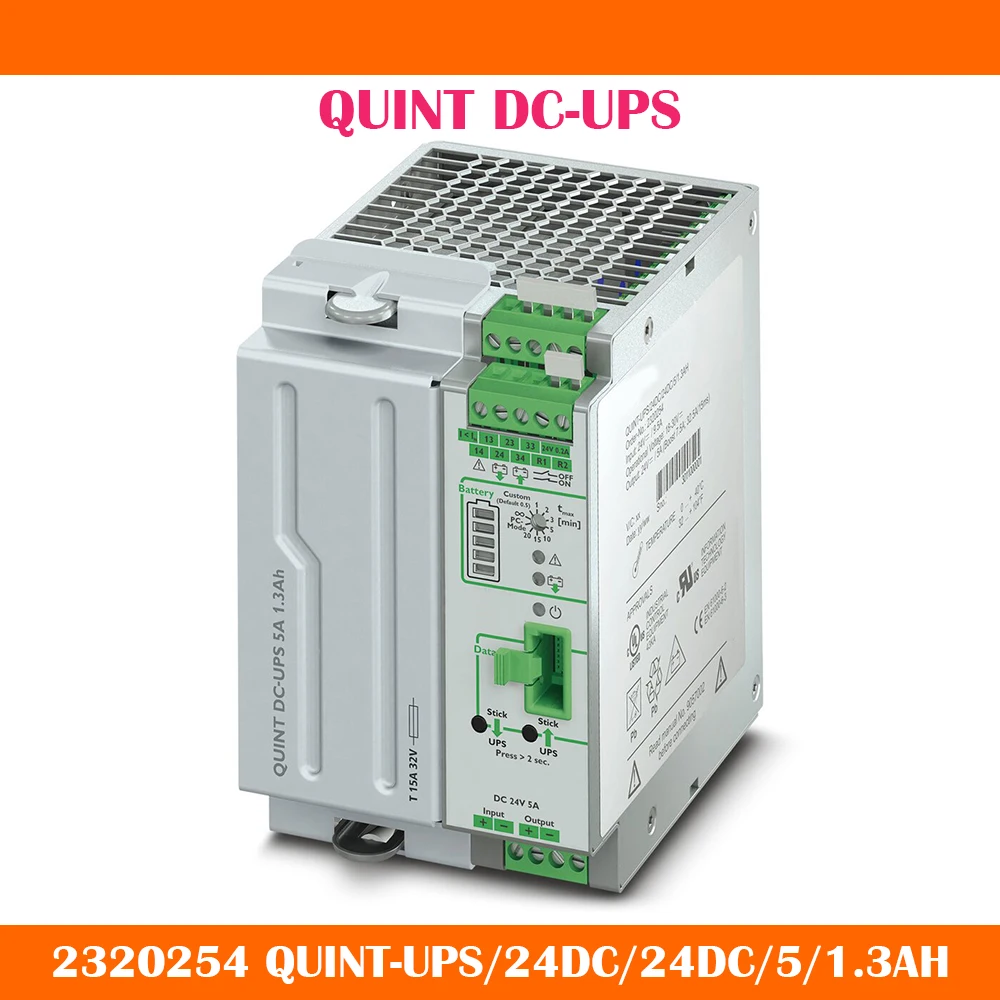 

QUINT DC-UPS 24 В постоянного тока/5A источник бесперебойного питания 2320254 QUINT-UPS/24DC/24DC/5/1.3AH