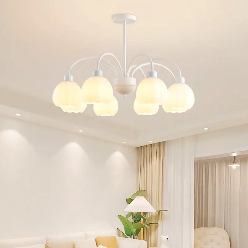 

Modern Ceiling Led Chandeliers Lighting Nordic Glass Hanging Lamp Living Room Indoor Home Decor Pendant Light for Dining Bedroom