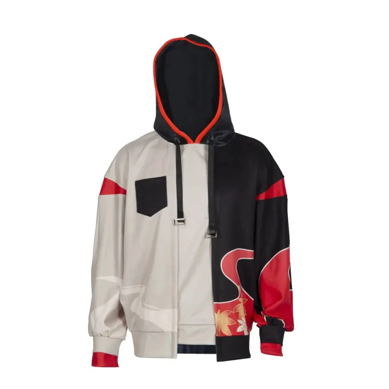 Kaedehara Kazuha Doujin Cosplay Hoodie Cosplay Kazuha Coat Outfit Cosplay Costume Unisex Hoodie Batwing Sleeve
