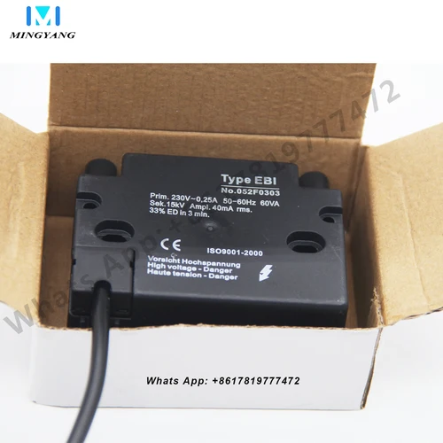 Transformador de encendido de pulso de voltaje, quemador de combustible de alto voltaje de 220V, encendedor de aceite residual de metanol diésel, tipo EBI, transformación electrónica