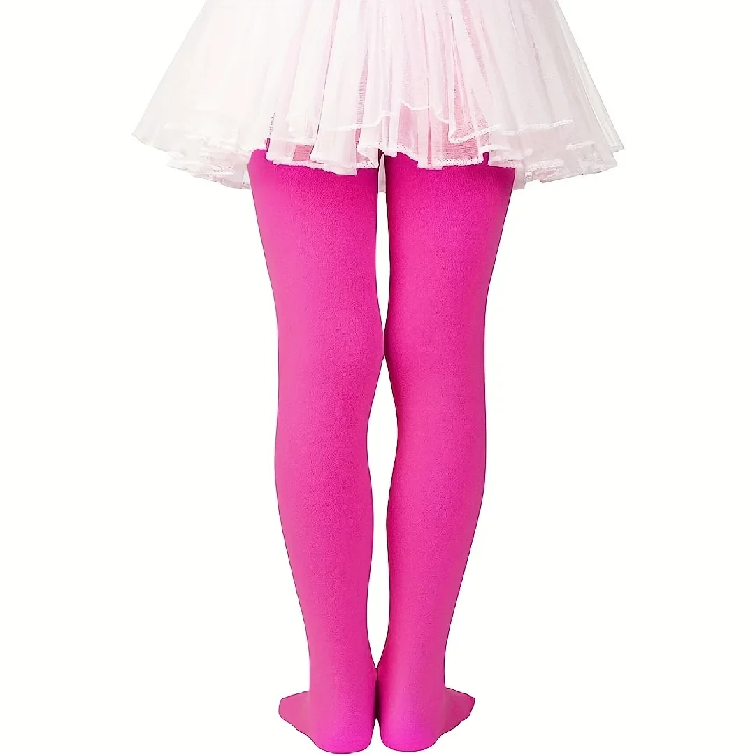 1 Pair of Super Soft Dance Socks, Ballet Leggings, Super Elastic School Uniform Leggings image 2