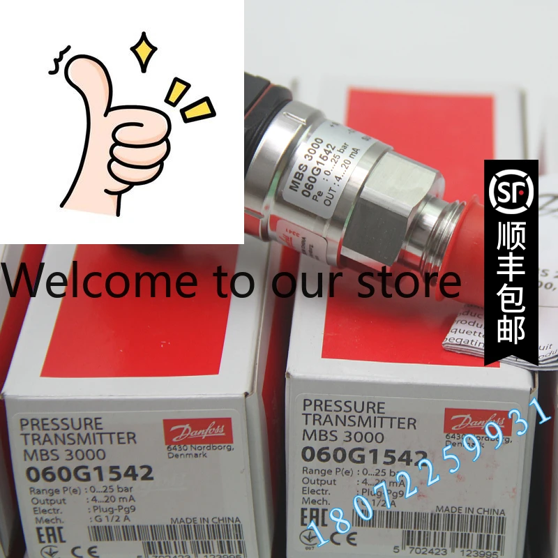 

Danfoss pressure sensor MBS 3000-1611-A1AB08-0 060G1539 genuine DANFOSS