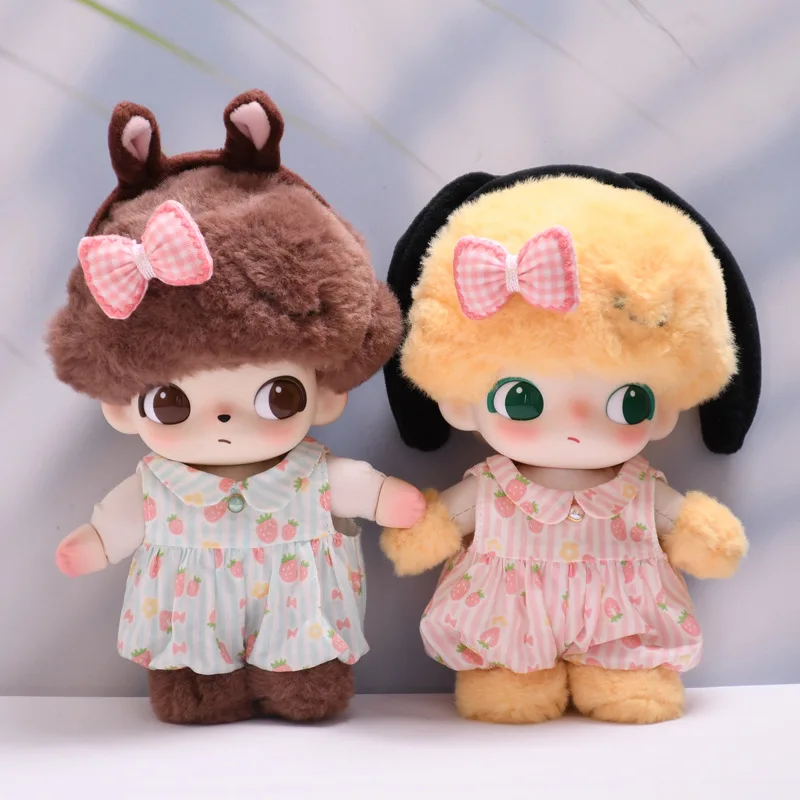 

Clothes For DIMOO WORLD 15/17Cm Labubu Gen 1-3 Four-Petal Flower Bow Hair Accessory Set Apparel Hanging Accessories