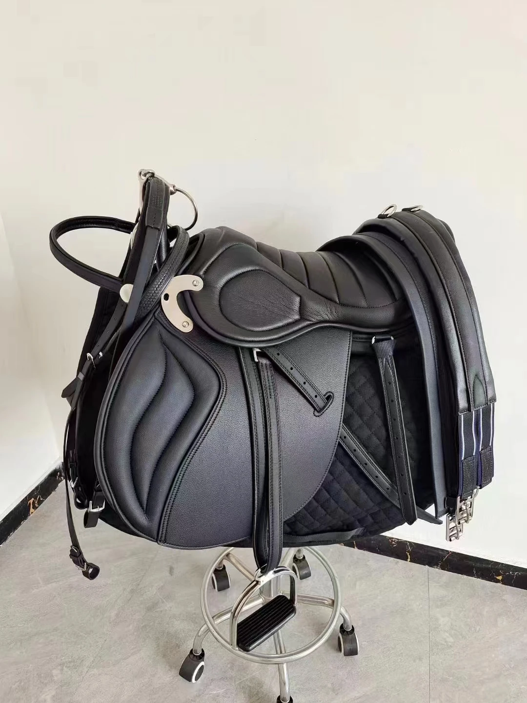 Horshi In Stock Black Endurance saddle kit with full set accessories Training saddle set