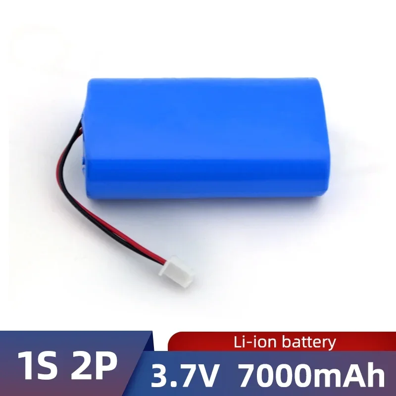 3.7V 1s2p 7000mAh lithium-ion battery 3.7V high-quality high energy density, high discharge ratebattery pack  18650 battery