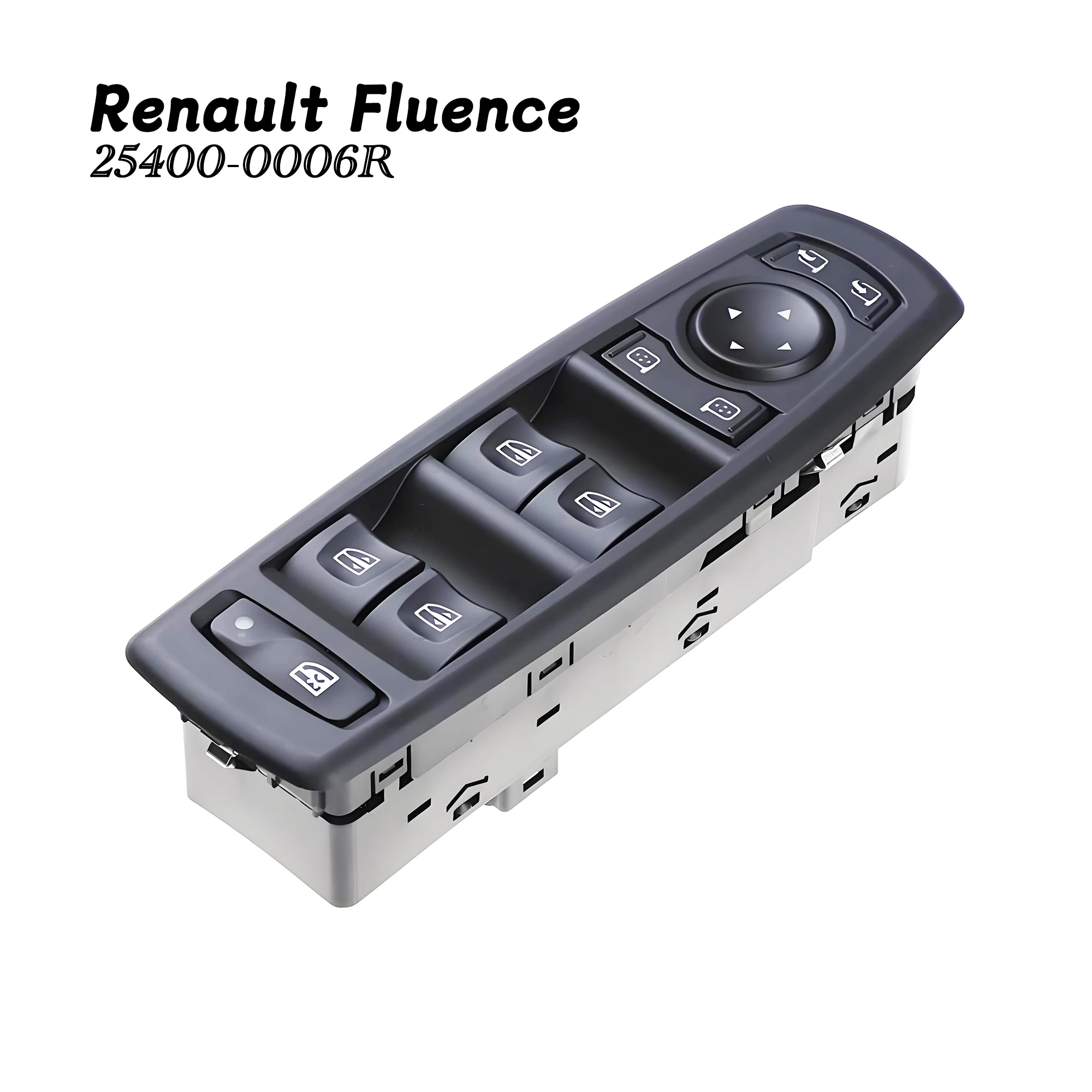 

25400-0006R For Renault Fluence 2008-2010 2011 2012 2013 2014 2015 2016,Master Power Window Lifter Control Switch Button Panel