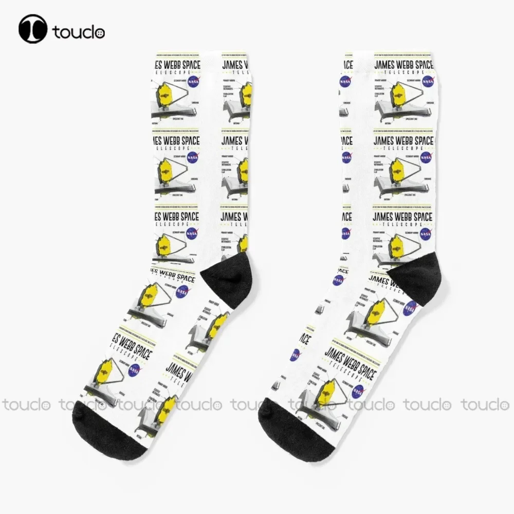 James Webb Space Telescope James Webb Space Telescope Jwst Socks Brown Socks Personalized Custom Unisex Adult Teen Youth Socks