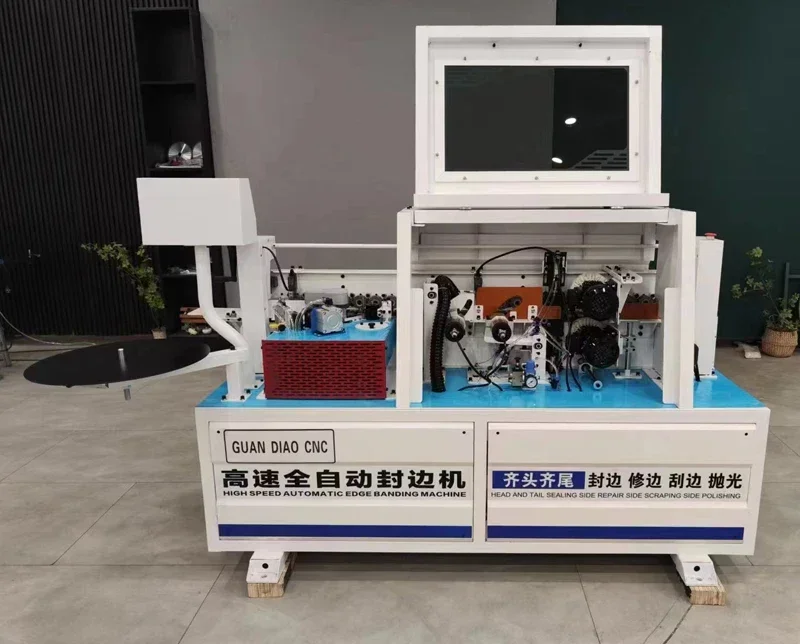 2025 New Chinese Factory Direct Sale Fast Speed PCV Straight Edge Bander For Woodworking Auto Melamine Edge Banding Machine