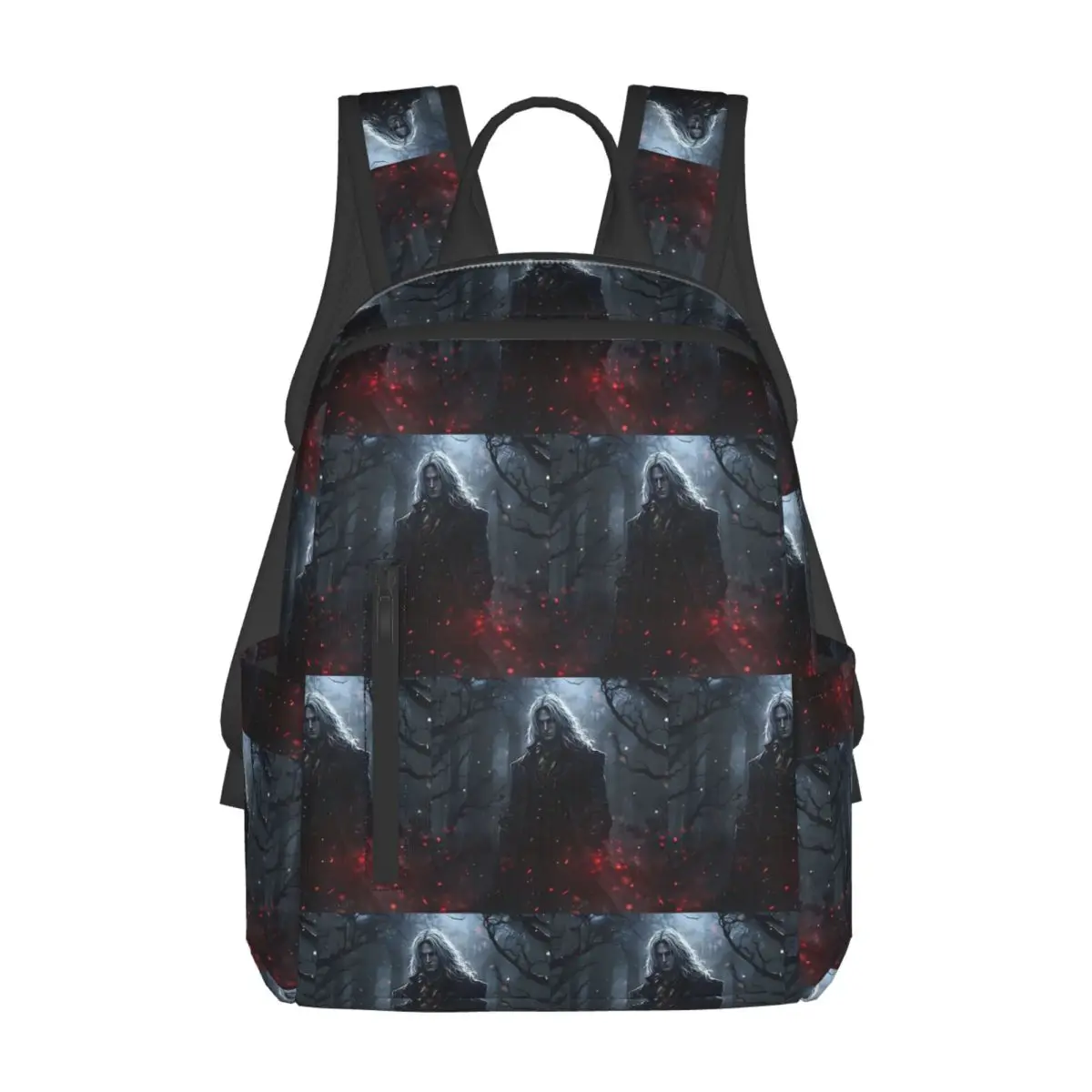 Alucard Vampire Game Backpack Daypack Large Capacity Kids BookBag School Bag Shoulder Bags for Men Women
