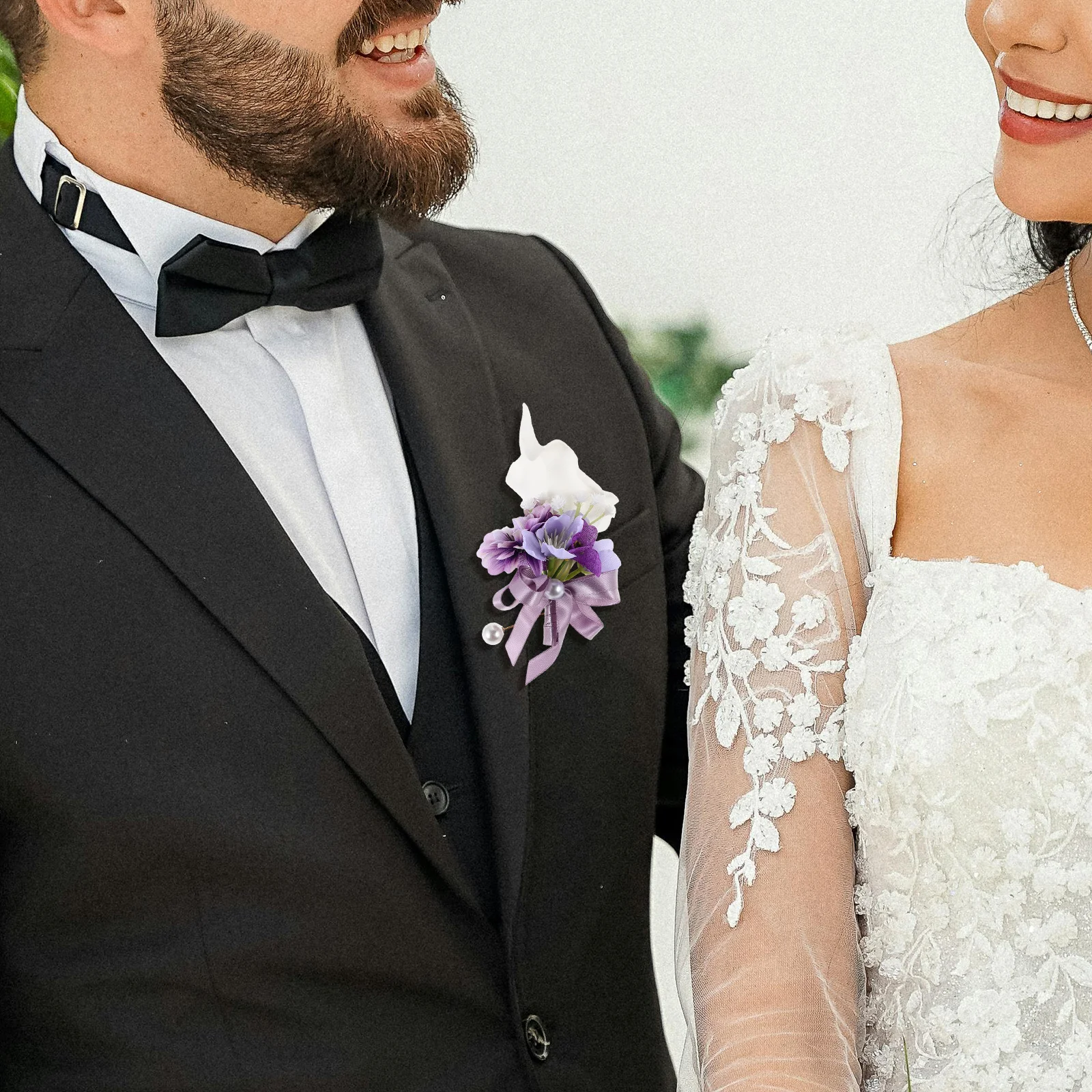 

2Pcs Calla Lily Brooch Pin - Elegant 3D Floral Lapel Pin for Women - Wedding Corsage Prom Formal Event Suit Dress Accessory