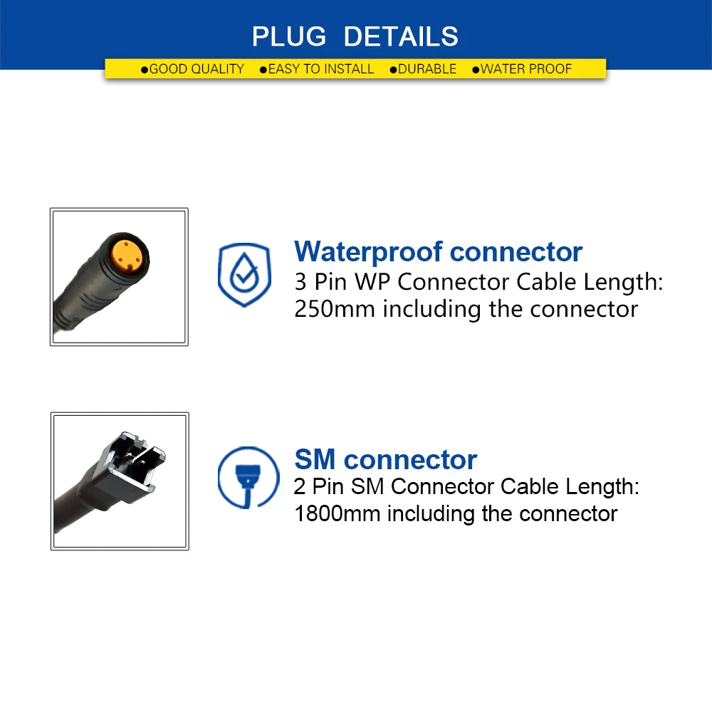 Ebike 브레이크 센서 MS-BK-ES 방수 SM 커넥터, 전기 자전거 차단 전원 유압 브레이크 센서, 도시 자전거 부품
