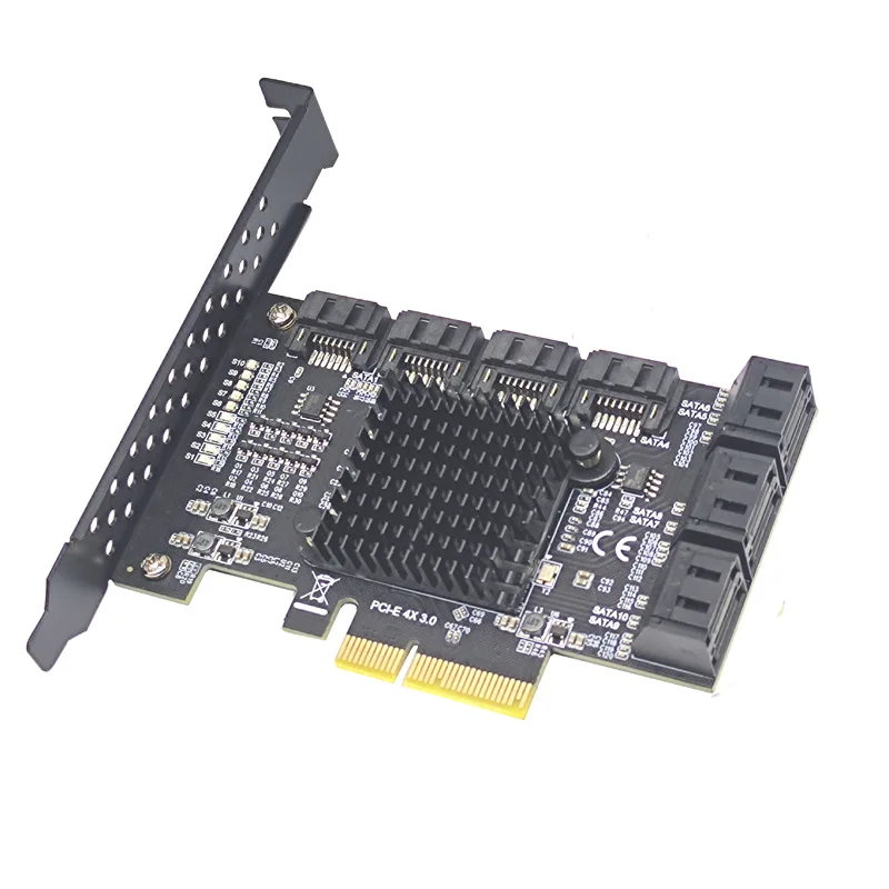 

Адаптер SSD с PCIe на 6/8/10 портов SATA 3 III 3.0, 6 Гбит/с, поддержка карты расширения контроллера PCI-e PCI