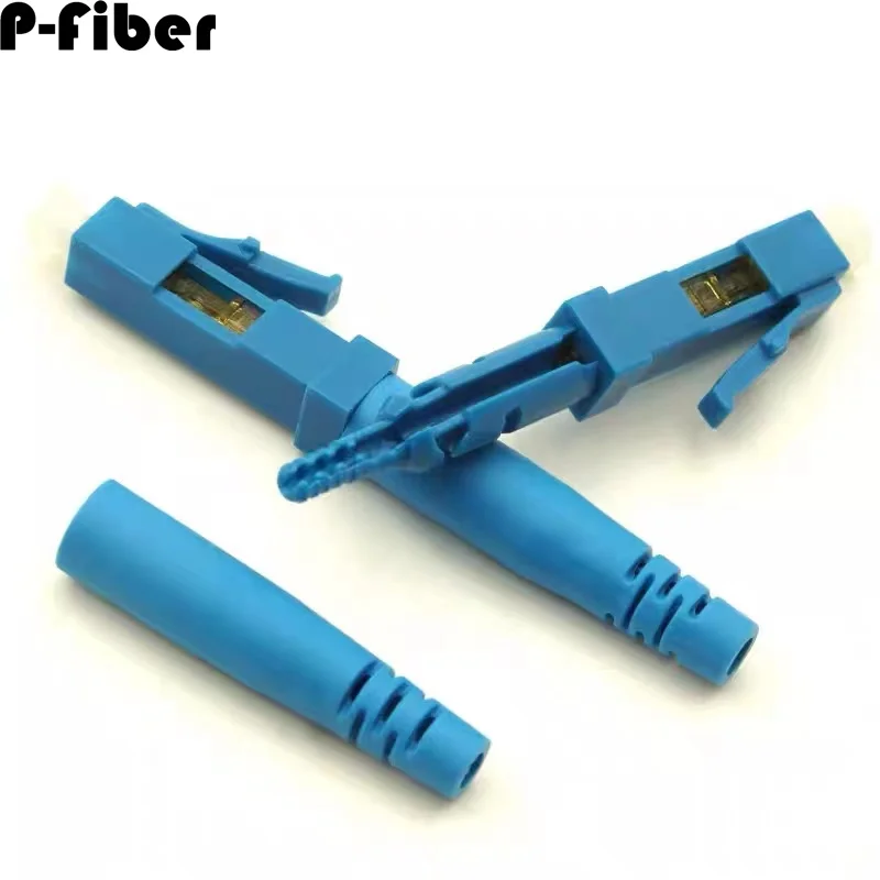 ขั้วต่อใยแก้วนำแสงแบบเร็ว LC 20 ชิ้น แบบเชื่อมเย็น สายสี่เหลี่ยม สายกลม สายไฟเบอร์ออปติกแบบผสม P-fiber
