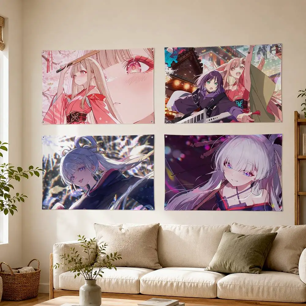 Cosmic Princess K-Kaguya Art Hanging Flag Banner Indoor Outdoor Home Decor