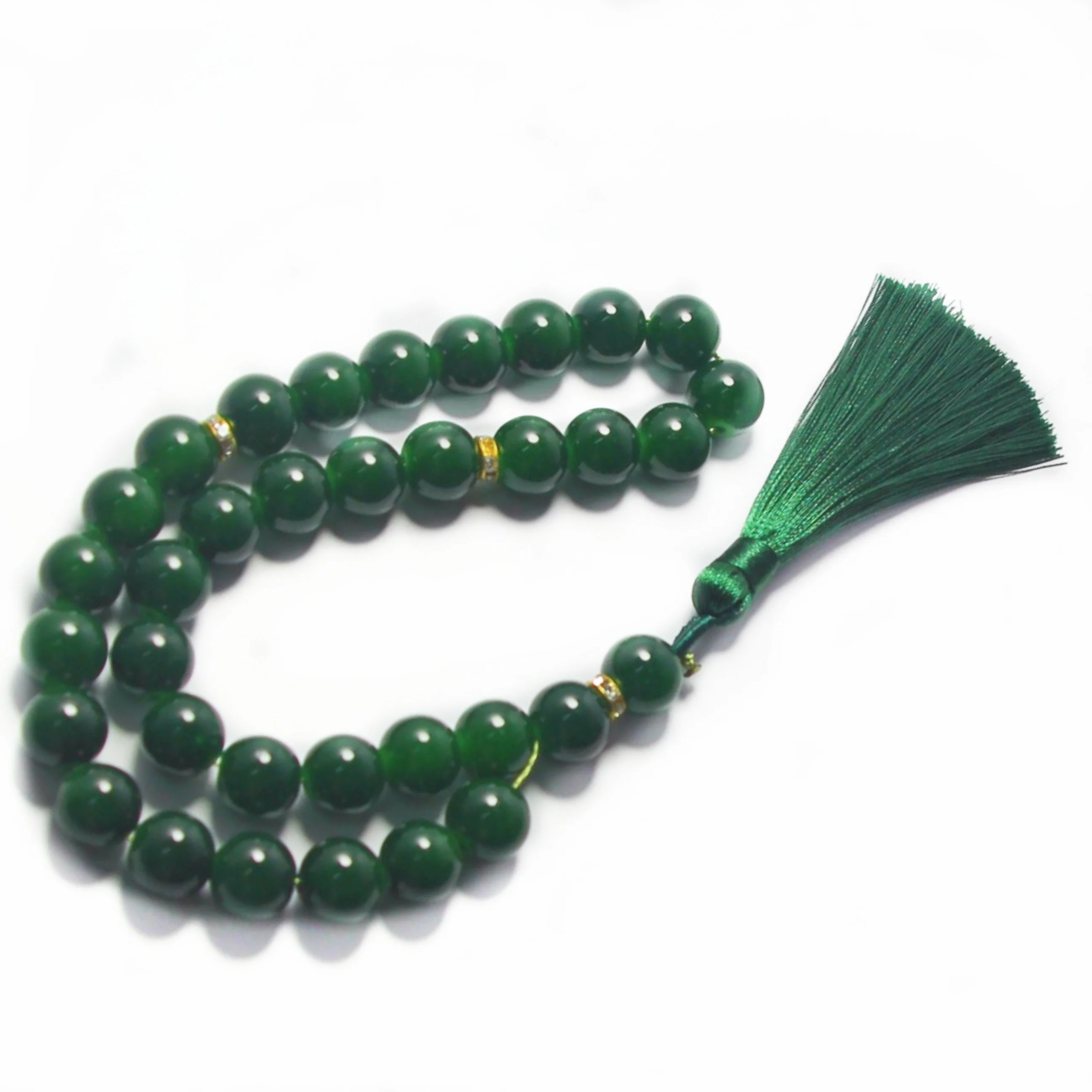 Simulated agate texture, 12 mm, 33‑bead mala, large‑size portable hand‑held counting and play bracelet