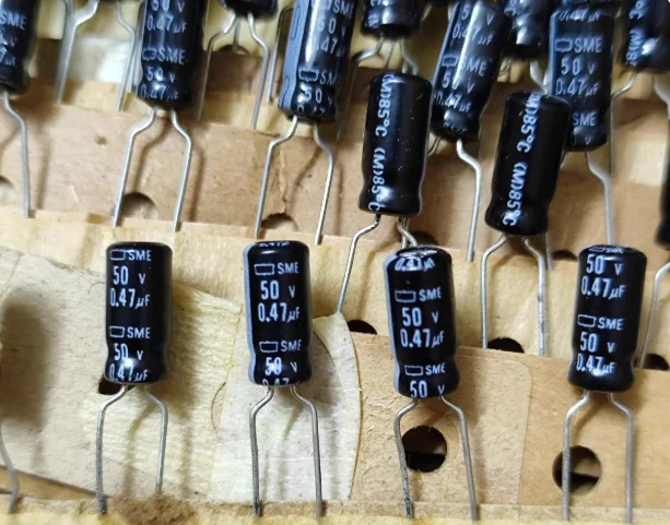 30pcs/lot Original Japanese Nippon SME 50V 0.47UF 5x11mm Audio Aluminum Electrolytic Capacitor Free Shipping