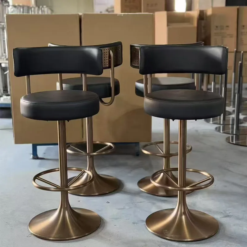 

Home Villa Island Bar Chair High Stool Bar Chair Front Desk High Chair Designer