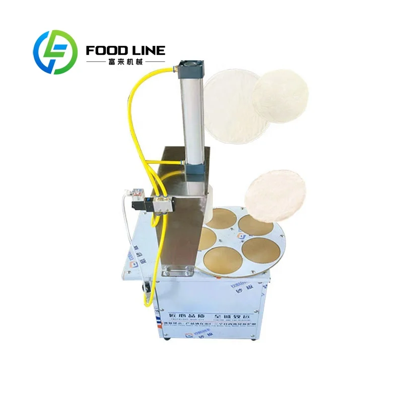 

Customized Rotary 5-Head Press Machine for Flatbread Taco Naan Chapati Tortilla Reliable Commercial Supplier