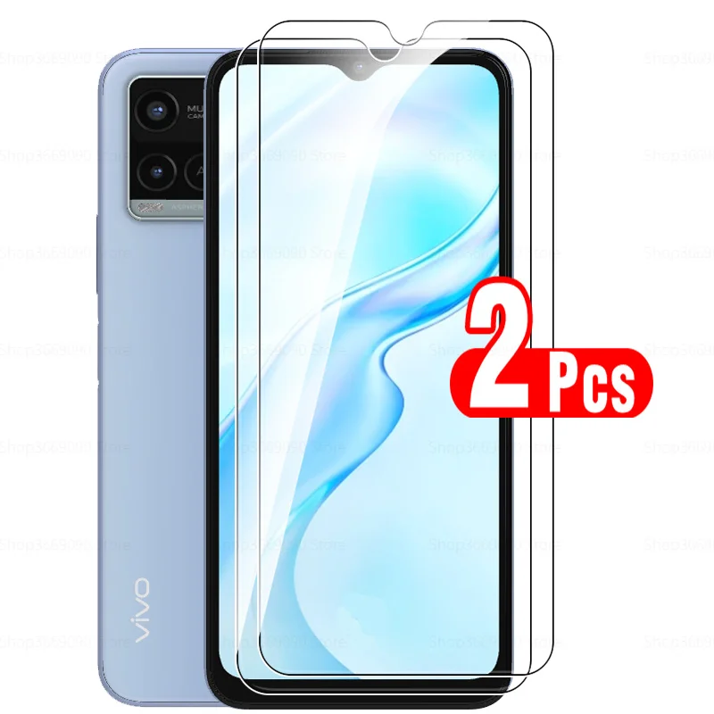 2 stücke Gehärtetem Glas Für Vivo Y21 Y33S Y72 5G Y 21 21Y Y35 Y52 Y31 Screen Protector Für vivo Y31 Y21S Y53S Y33S Schutz Glas