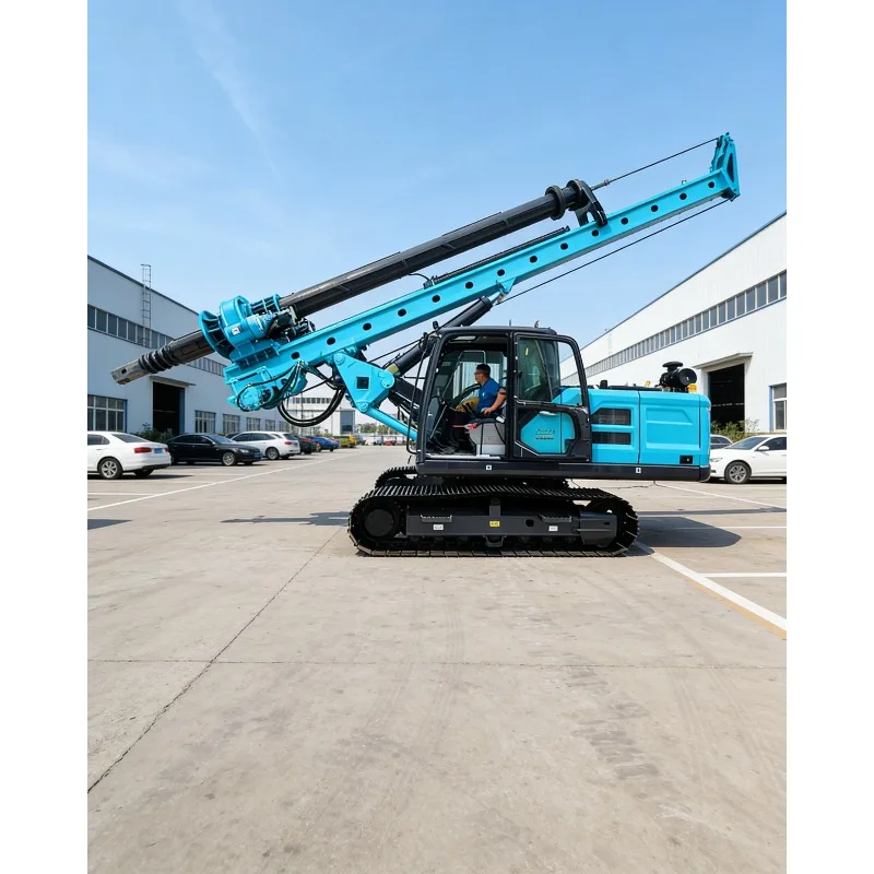 Competitive Price Bore Pile Drilling Rig Rotary Table Type 20M Depth Crawler Mounted for Water Well Foundation Construction Use