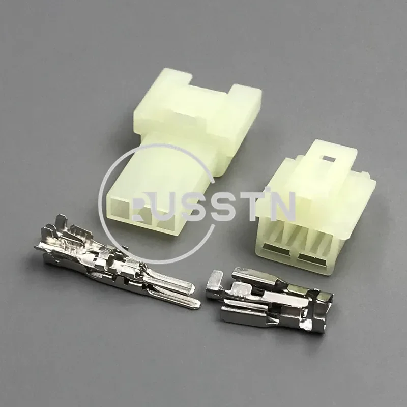 1 Set 3 Pin AC Assembly Electrical Cable Harness Socket Auto Wire Connector 6090-1131 6090-1136 - Detail 1