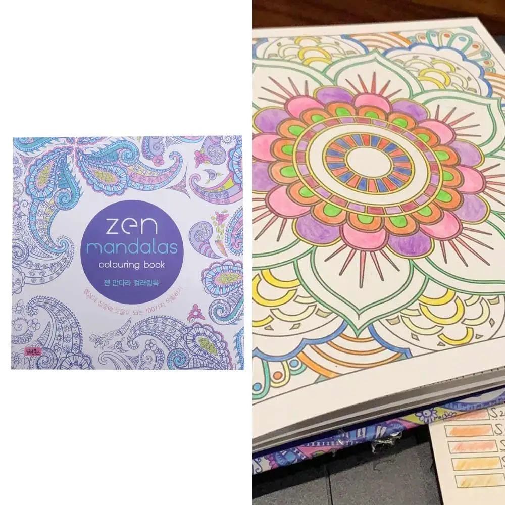 Zen Mandalas Datura Coloring Book Datura Pattern Graffiti Painting Datura Decompression Book Montessori Drawing Art