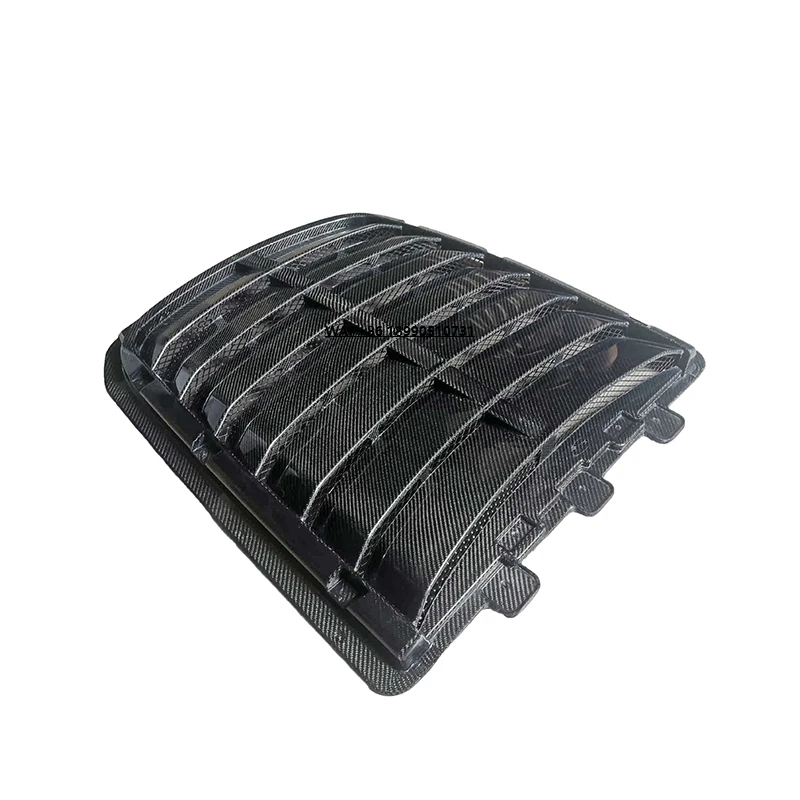 

Modified GT500 Carbon Fiber Fibre Front Engine Bonnet Hood Vent for Mustang GT500