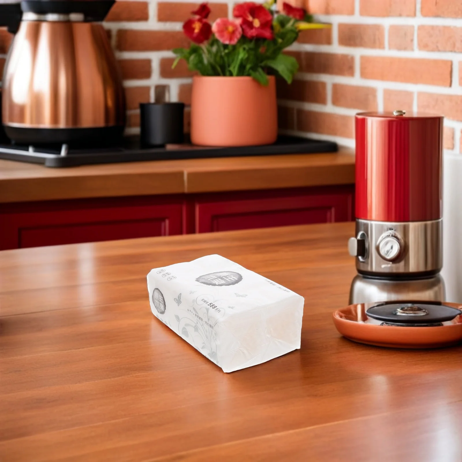 8 stuks houtpulp extractie tissuepapier zacht multi-gebruik voor restaurant hotel bar keuken thuis openbare gebieden extractiepapier