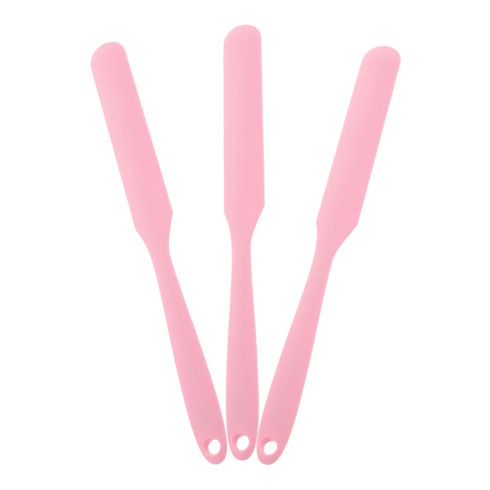 

3pcs Reusable Silica Gel Waxing Sticks for Hair Removal Body Wax Applicator Tool Hard Wax Rods Nonstick Spatula Epilator