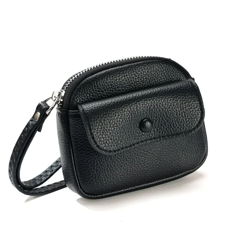 

Women Ladies Mini Coin Purse PU Leather Small Wallet Fashion Trend Zipper Pocket Clutch Storage Bag