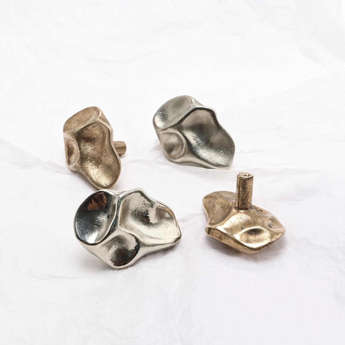 Stone shaped bronze cabinet handle — product image 9