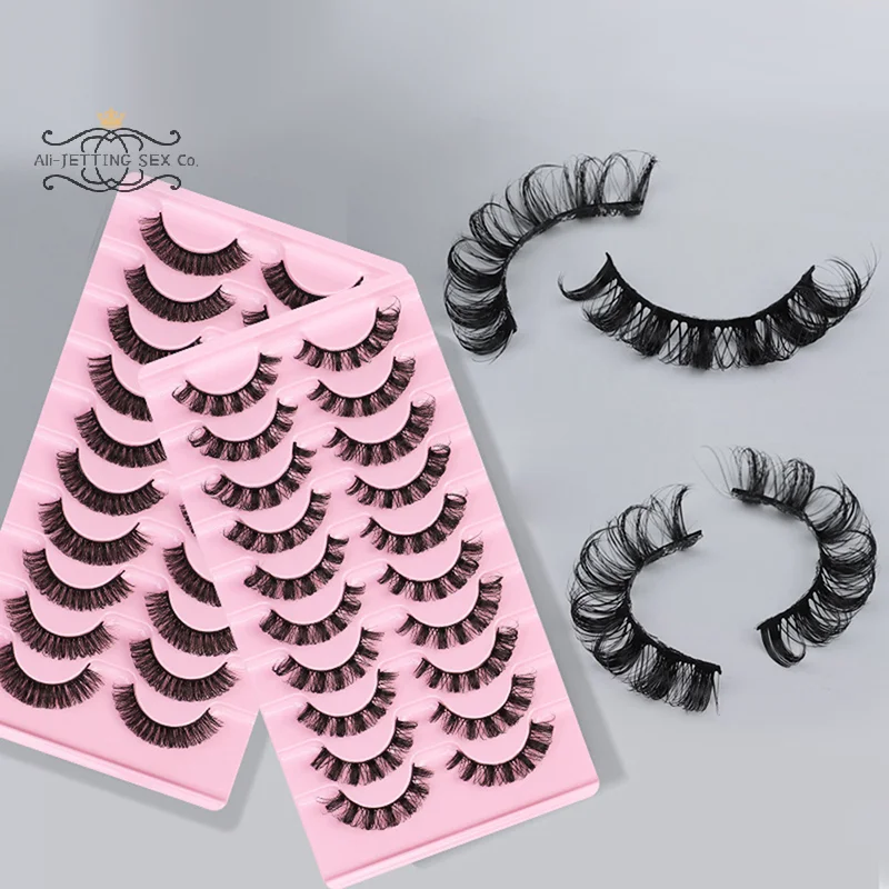 ボリュームつけまつげ 再利用可能なスーパーボリュームつけまつげ カーリングロシアつけまつげ ふわふわまつげ まつげエクステ