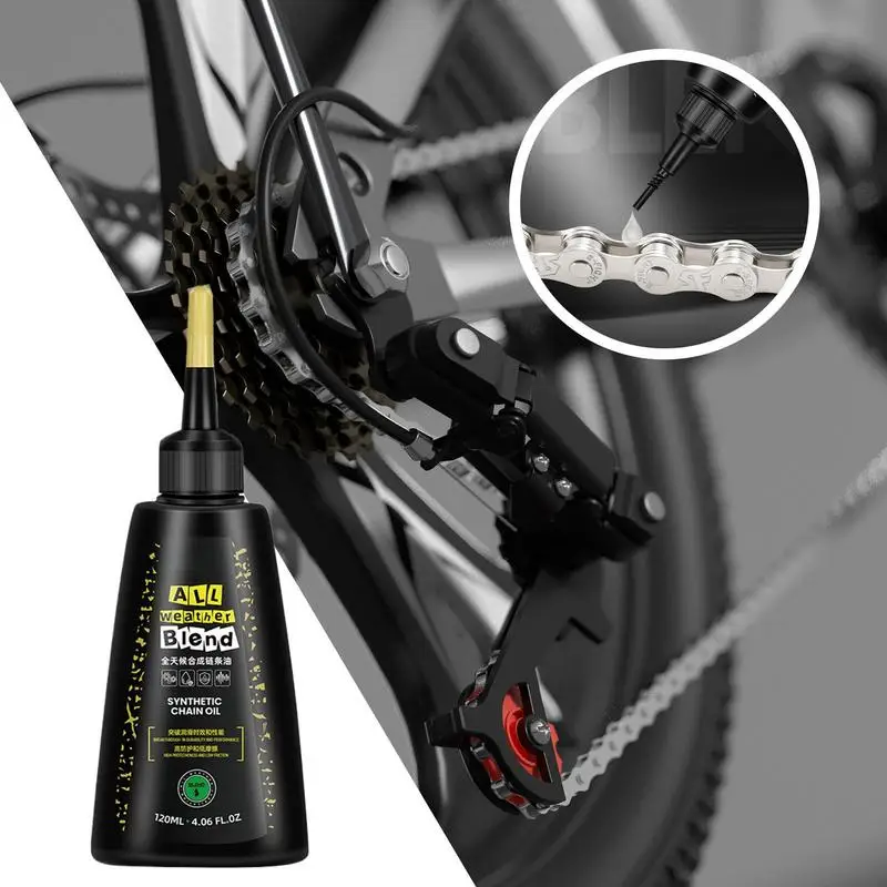 

Synthetic Chain Oil 4.06Fl.oz Cycle Chain Cleaning Oil All Purpose Cycle Lubricating Oil Synthetic Cycle Chain Wash Cycling