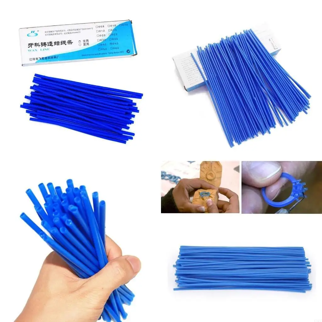 

Casting Wax Wire Set Dental Jewelry Mould Wax Casting 2.5mm Blue Color