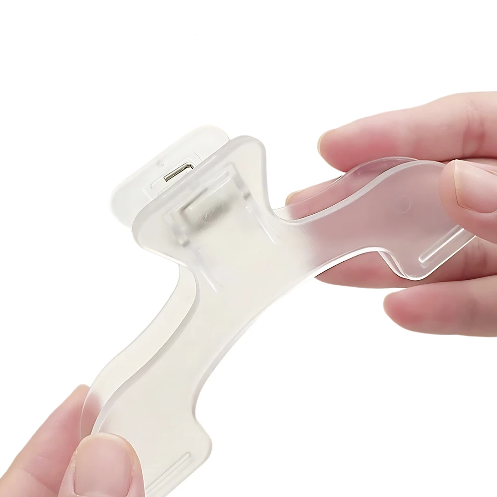 

1Pc PP Book Page Clip 12cm Transparent for Organizing Documents or Textbooks Keep Place in The Book and Organize Study Materials