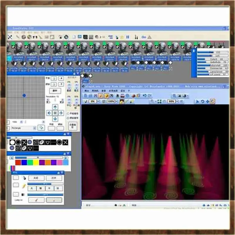 A48T Black USB-DMX Controller Stage Lighting DMX512 Controller Support MA Onpc Freestyler+3D DJ USB DMX Interface