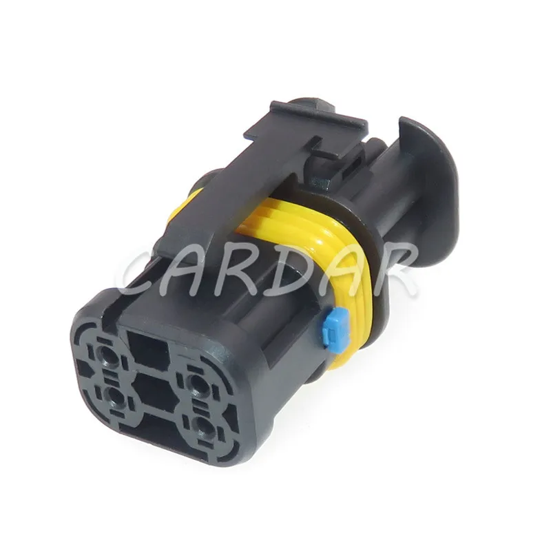 1 Set 4 Pin 18284.000.002 Car Electric Wire Waterproof Socket AC Assembly Automobile Modification Plug Auto Parts