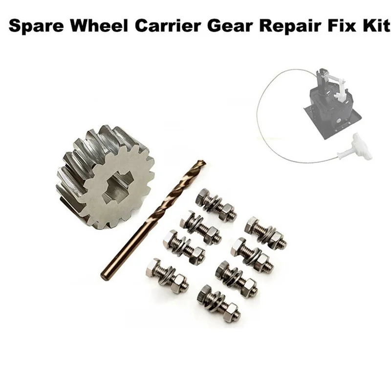 

2X For Ford Galaxy For Seat VW Sharan Alhambra Spare Tire Wheel Carrier Gear Fix Repair Kit 7M3803660F-A93R