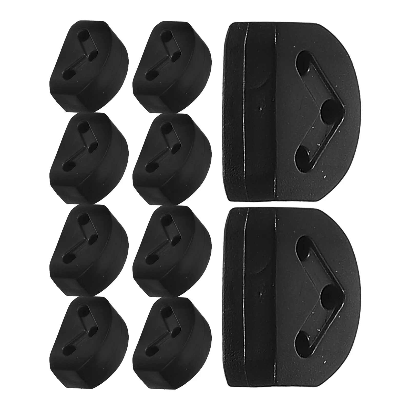 

12pcs Guitar String Nails White Classical Electric Bass Parts Accessories Durable Retainer Plastic Strong Material Long Service