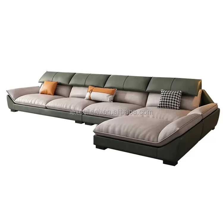 

Corner Sectional Sofa Large Size 7 Seater Couch with Chaise Fabric Sofa Set Furniture Modern Luxury L Shape LivingRoom Furniture