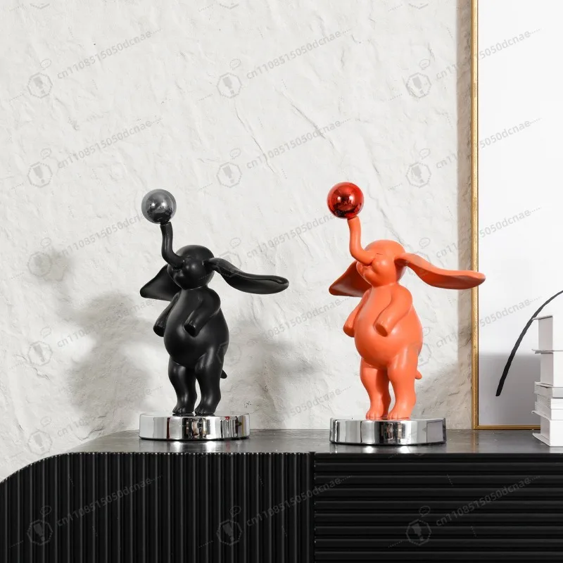 luxury-creative-art-top-ball-baby-elephant-sales-department-living-room-dining-room-tv-cabinet-decoration-cute-animal-ornament