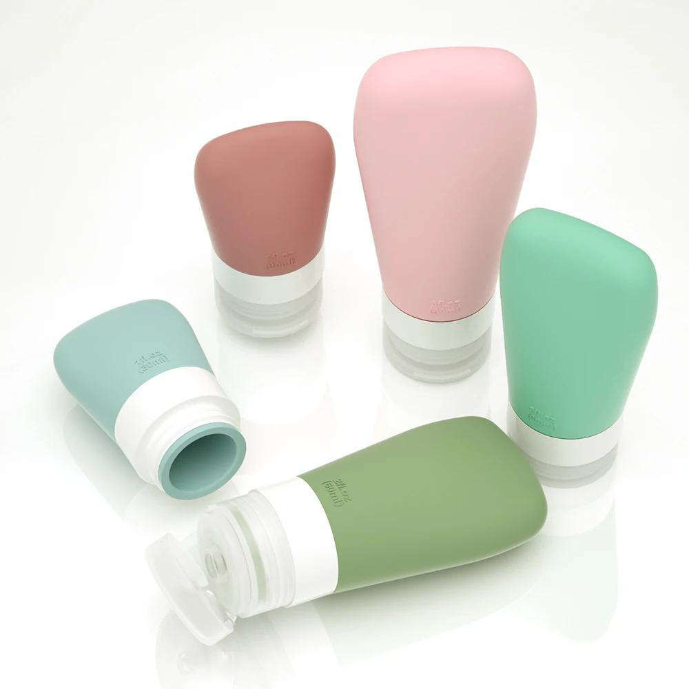 Silicone Travel Bottle Washing Products Packaging A Set Of Three Sizes Available In Multiple Colors Special Travel Convenience