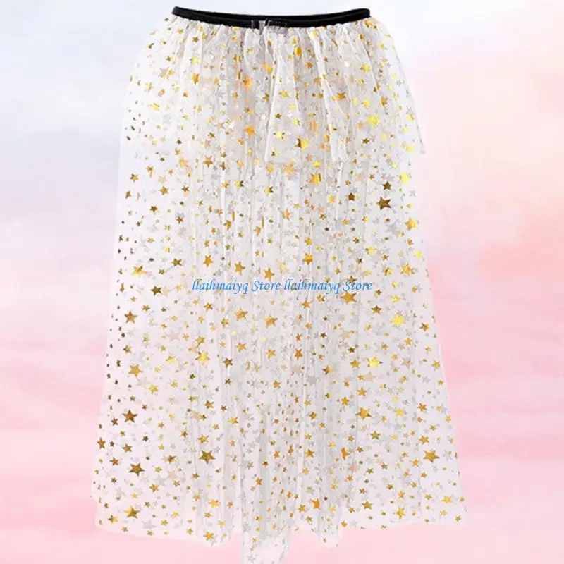 573bプリンセスマントヘッドバンドスパンコールチュールプリンセスケーププリンセスドレスアップガール