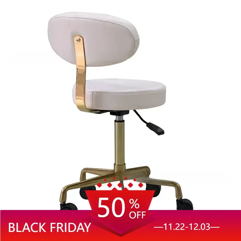 

Chair To Cut Hair Beauty Lashes Barbing Salon Chairs Luxury Makeup Pink Barber Reclining Swivel Vanity Hairdressing Stool